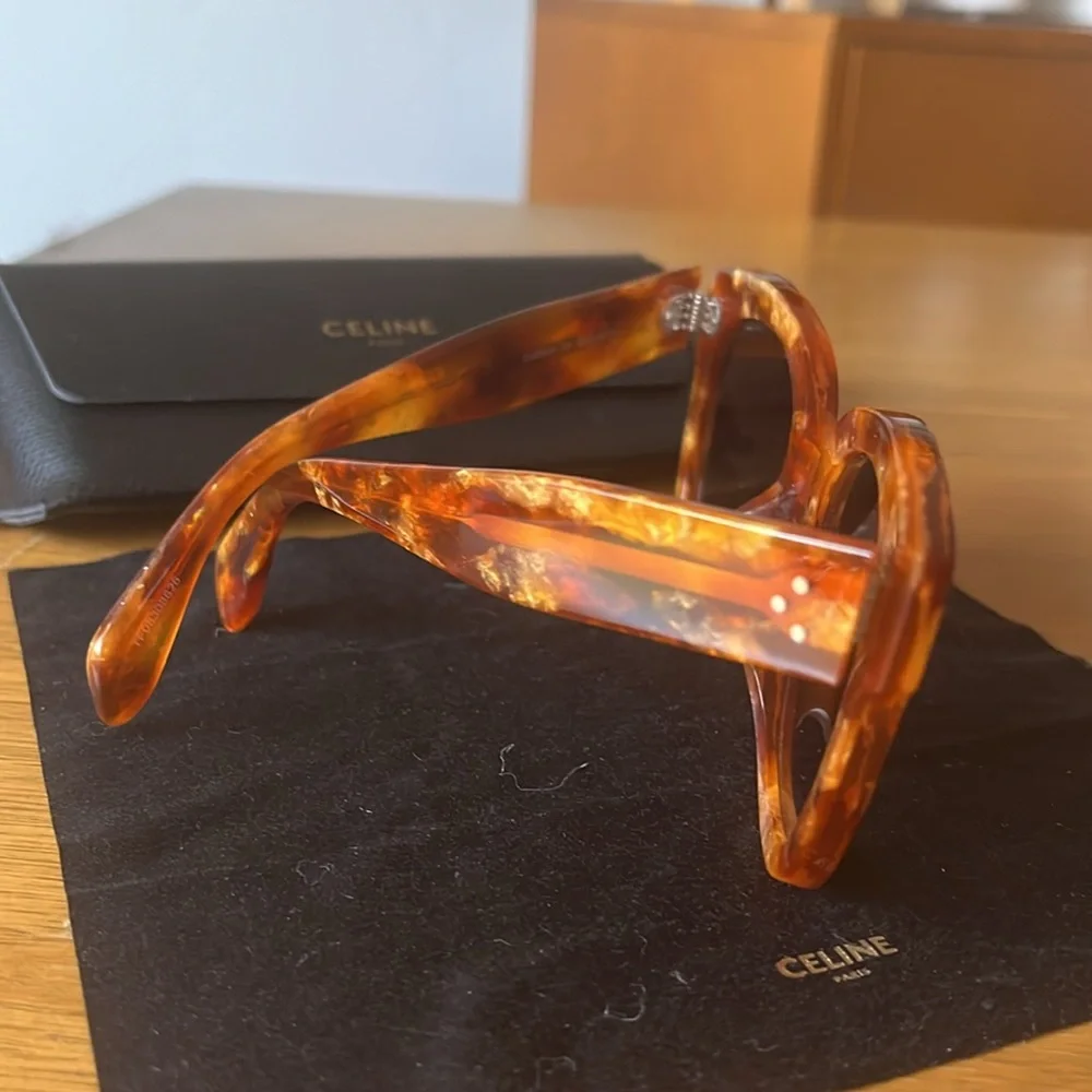 Celine 54mm Gradient Round Glasses - Picture 5 of 7